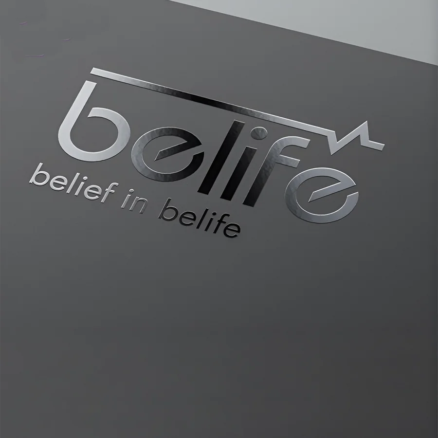 Spot UV finish on a printed box