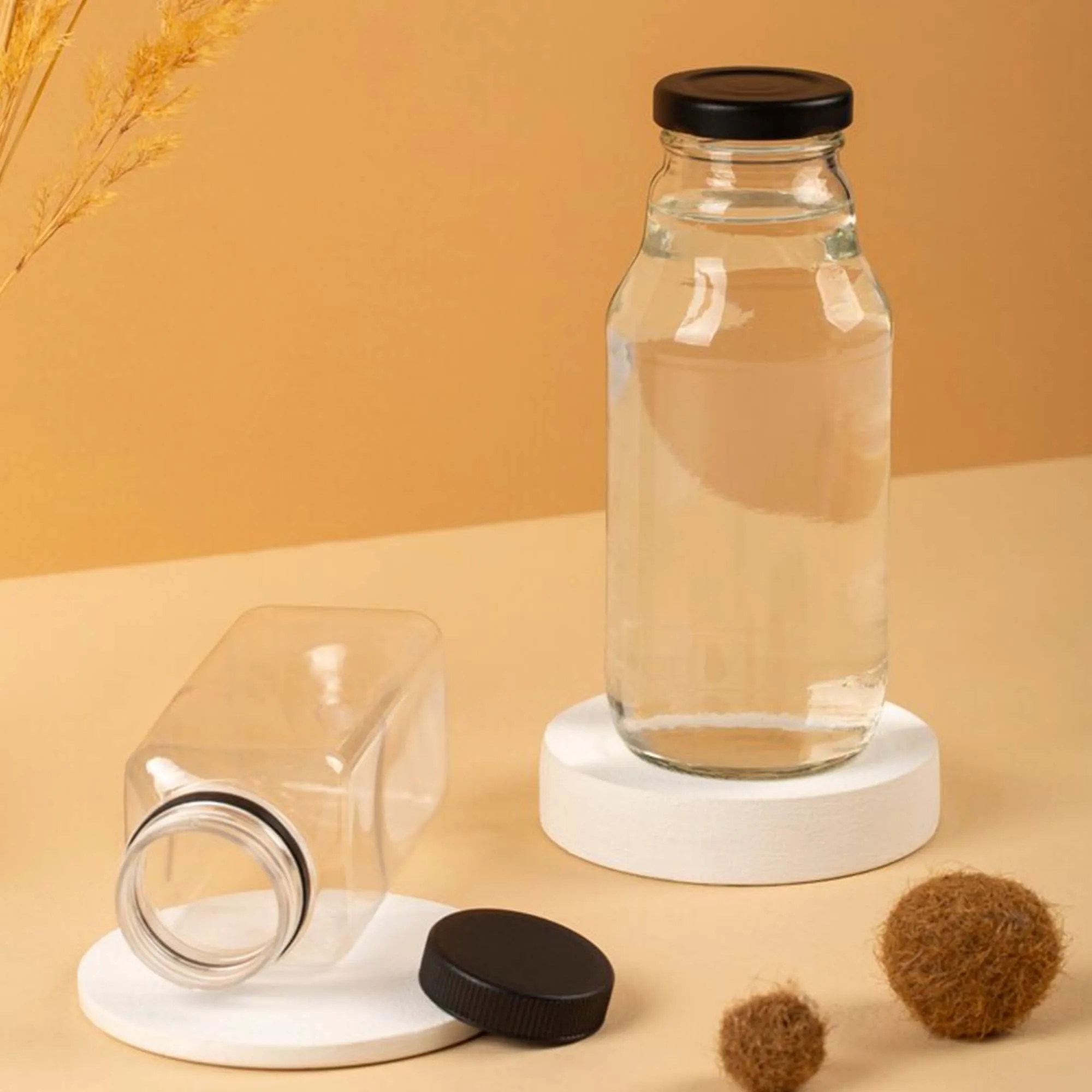 Clear Glass Bottles