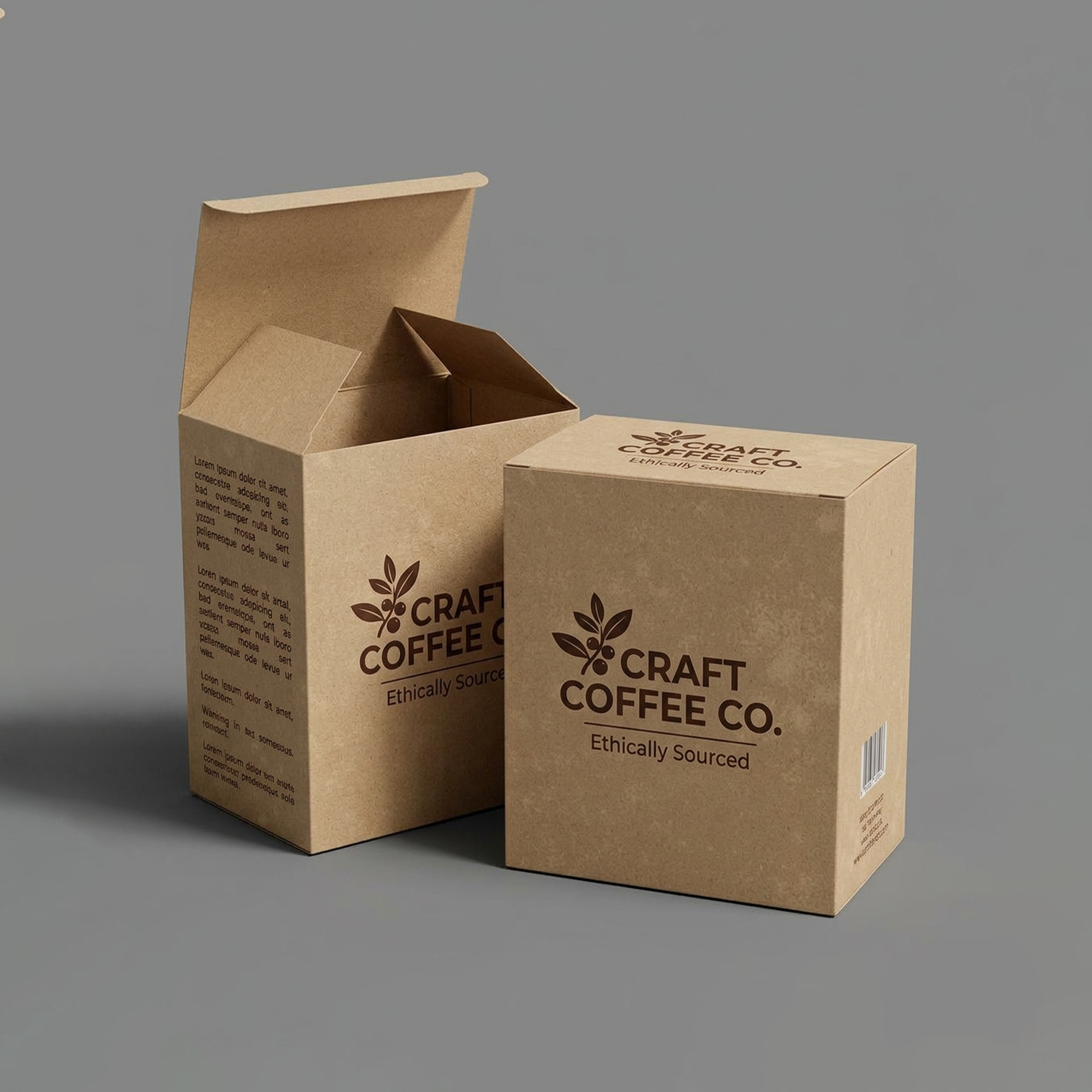 Custom Printed Kraft Packaging Boxes
