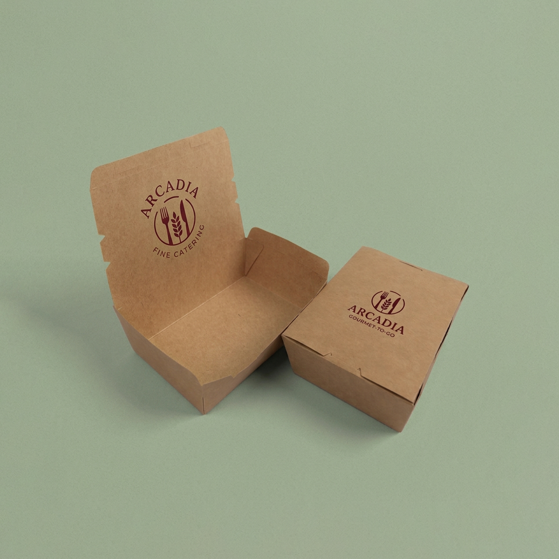 Disposable Kraft Paper Boxes