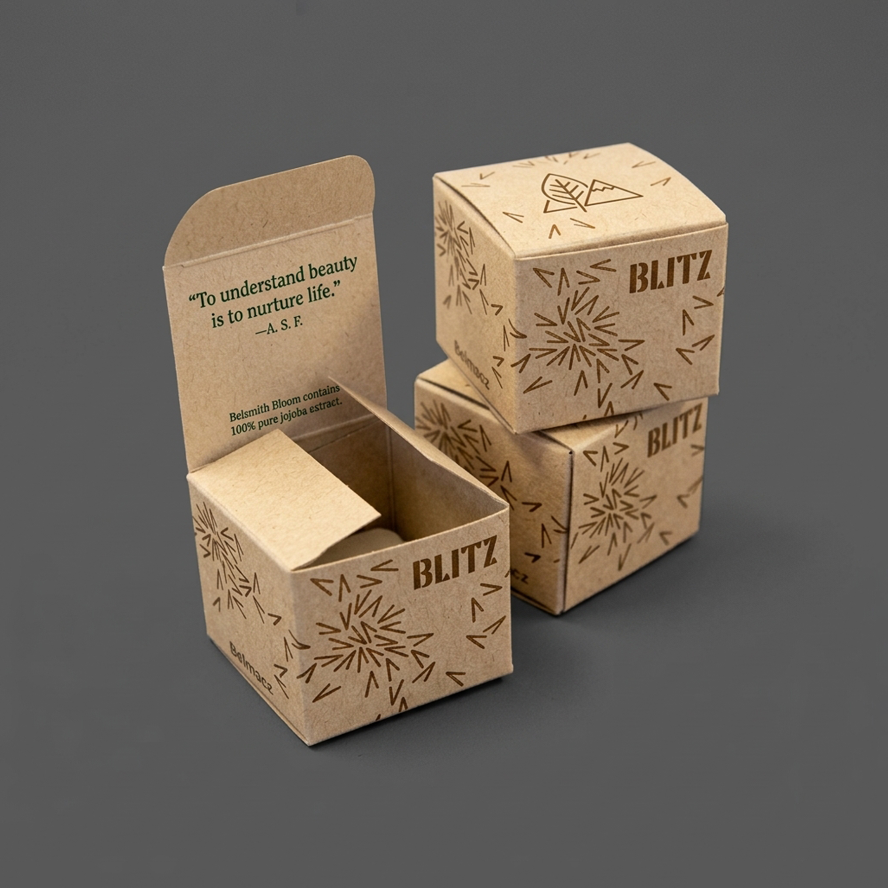 Kraft Cosmetic Boxes