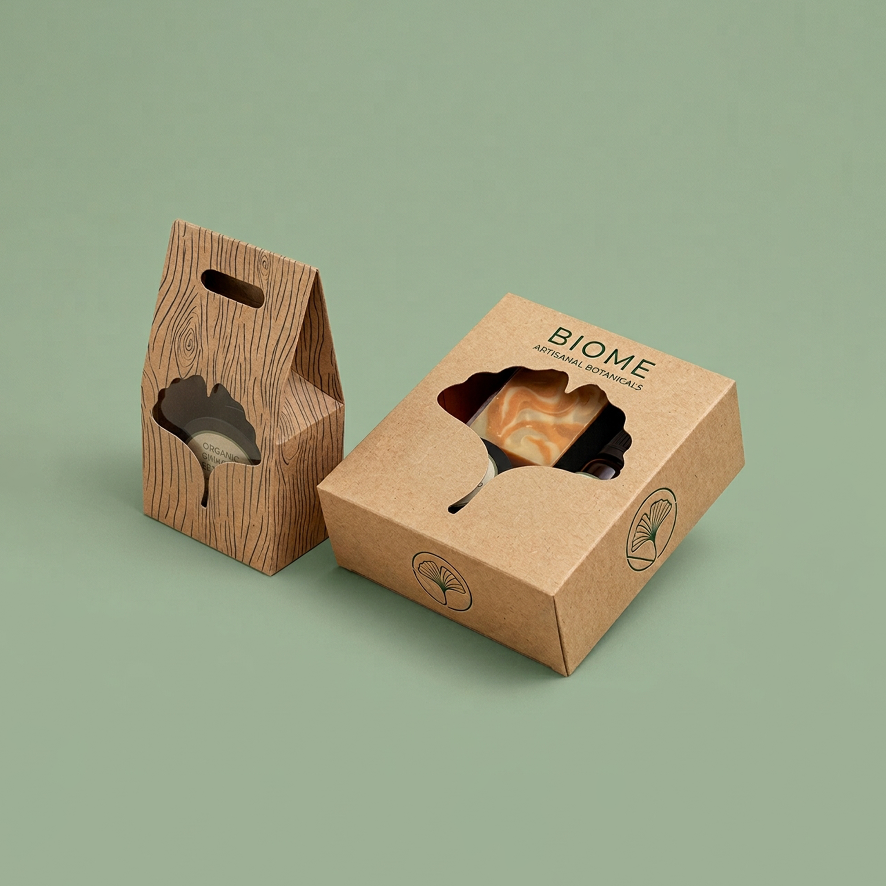 Kraft Die Cut Boxes