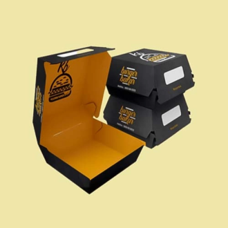 Square Burger Packaging Boxes