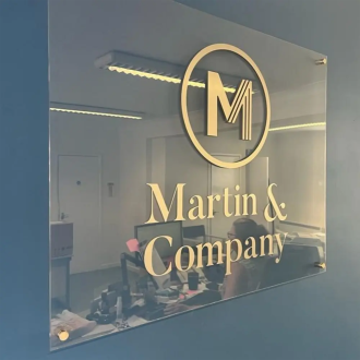 Clear Acrylic Signs