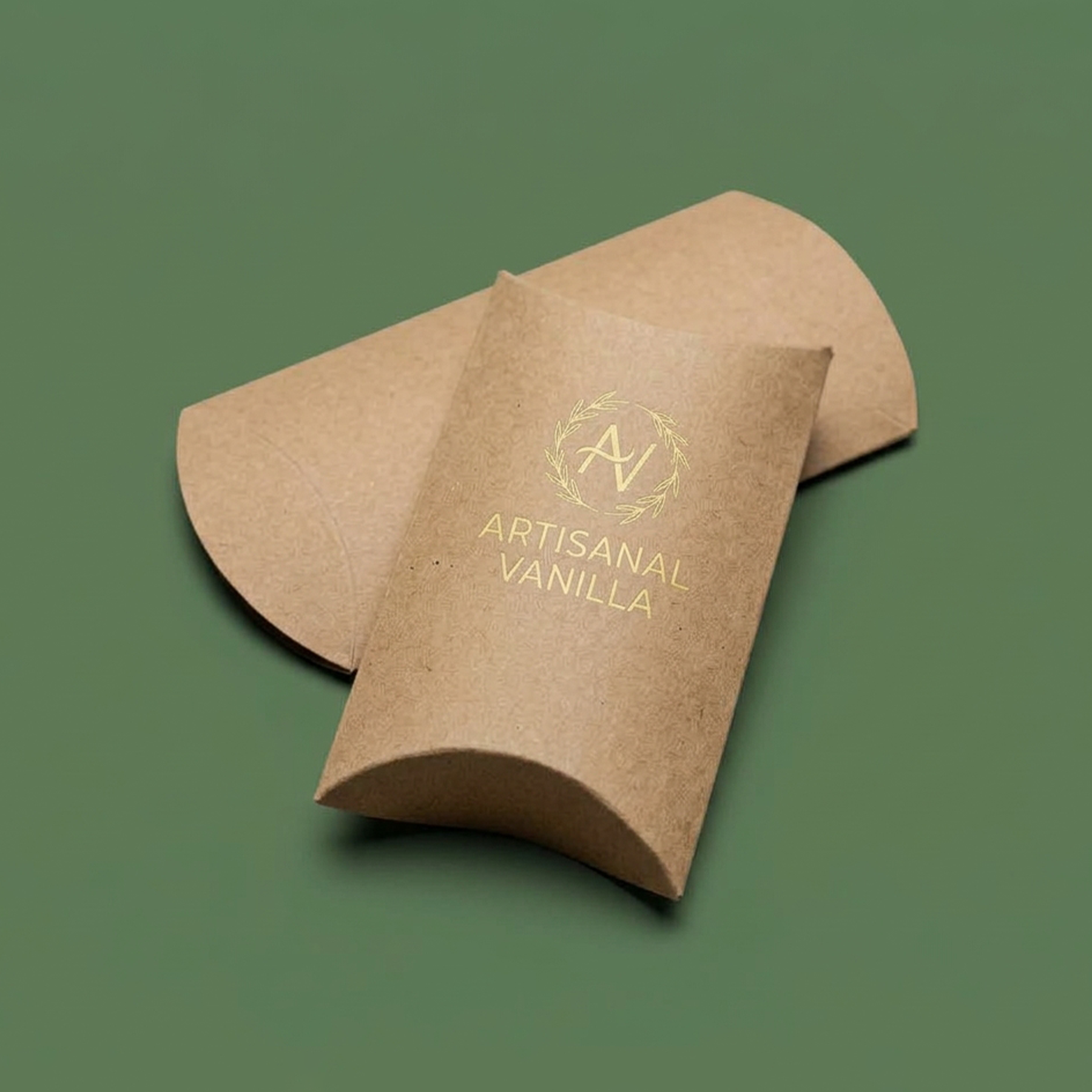 Custom Kraft Pillow Soap Boxes, alternate view