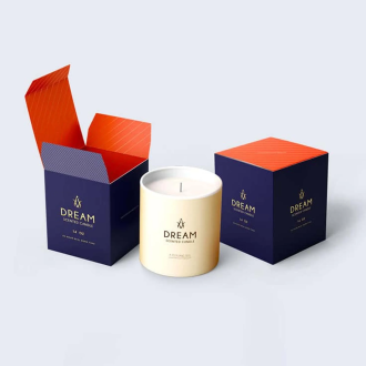 Custom Printed Candle Packaging Boxes