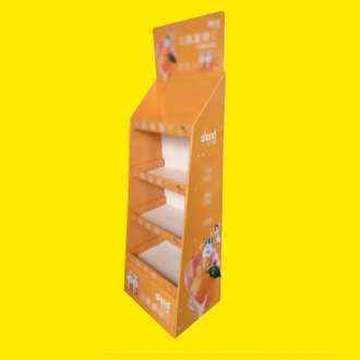 Orange Four Shelf Display