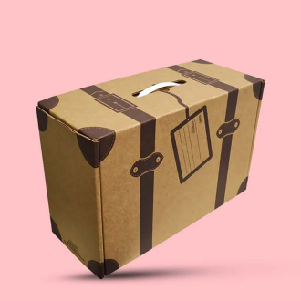 Custom Printed Suitcase Style Packaging Boxes