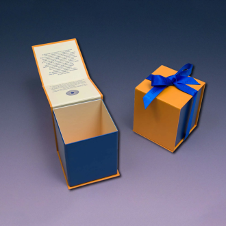 Custom Printed Gift Cube Boxes